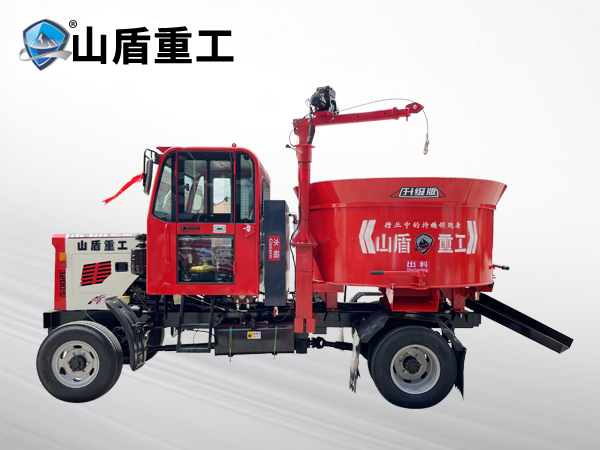 四驅攪拌車帶隨車吊